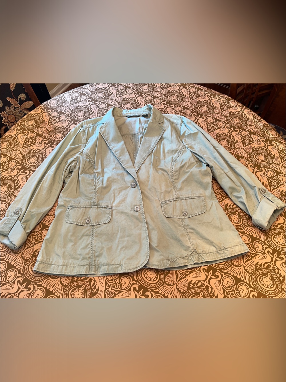 Eddie Bauer Light Green Women’s Jacket Blazer